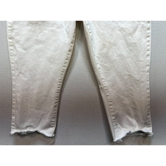 Lucky Brand Women's Sweet Crop Ankle Jeans Stretch Denim Size 10/30 White Solid - Picture 7 of 12